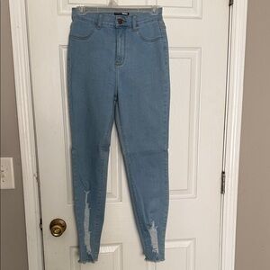 Ripped Light Blue Women's Jeans